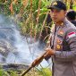 Polres Kepulauan Sangihe terus memperkuat penanganan kebakaran hutan dan lahan (Karhutla) di kawasan Gunung Awu.
