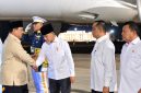 Presiden Prabowo dan rombongan mendarat di Pangkalan TNI AU Halim Perdanakusuma, Jakarta pada Senin, 14 September 2026. Foto: BPMI Setpres/Rusman