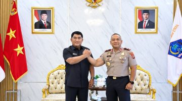 Kapolda Sulawesi Utara (Sulut) Brigjen Pol Yudo Hermanto melakukan kunjungan silaturahmi kepada Gubernur Sulut Yulius Selvanus, Senin (14/9/2026).