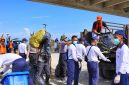 HUT ke-81 TNI Tahun 2026, sekitar 200 personel gabungan menggelar aksi pembersihan di Pasar Bersihati Manado, Selasa (15/9/2026).