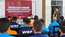 Warga Binaan Pemasyarakatan (WBP) Rutan Kelas IIB Kotamobagu mengikuti sosialisasi hukum di Aula Rutan, Senin (15/9/2026).