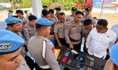 Propam Polres Sitaro Gelar Gaktibplin, Administrasi dan Ponsel Anggota Diperiksa
