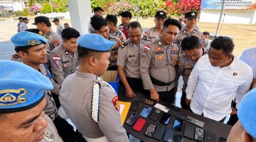 Propam Polres Kepulauan Sitaro melaksanakan Penegakan, Ketertiban, dan Disiplin (Gaktibplin) terhadap personel kepolisian.