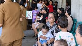 Pemerintah Desa (pemdes) Lindangan Kecamatan Tompaso Baru Kabupaten Minahasa Selatan (Minsel) secara rutin melaksanakan kegiatan posyandu.