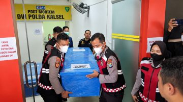 Tim Disaster Victim Identification (DVI) Polri terus memberikan pelayanan identifikasi korban KM Virgo Transport 8.