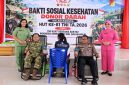 Kegiatan donor darah dalam rangka HUT ke-81 TNI digelar di Aula Kantor Wali Kota Kotamobagu, Minggu (20/9/2026).
