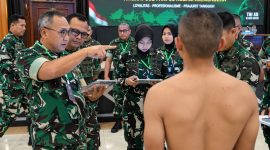 Sebanyak 435 Calon Siswa (Casis) Tamtama mengikuti Sidang Pemilihan Tingkat Sub Panpus atau Pantukhir penerimaan Calon Tamtama Prajurit Karier (Cata PK) TNI Angkatan Darat Gelombang III Tahun Anggaran 2026, Senin (21/9/2026).