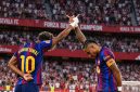 Barcelona kembali meraih kemenangan di La Liga 2026/2027 setelah mengalahkan Sevilla 3-1 di Stadion Ramón Sánchez-Pizjuán, Minggu (20/9/2026) dini hari WIB.