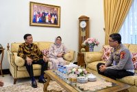Korps Lalu Lintas (Korlantas) Polri menggelar anjangsana ke kediaman Irjen Pol (Purn) Drs. Heru Susanto di kawasan Pondok Pinang, Jakarta Selatan, Senin (21/9/2026).