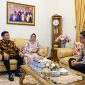 Korps Lalu Lintas (Korlantas) Polri menggelar anjangsana ke kediaman Irjen Pol (Purn) Drs. Heru Susanto di kawasan Pondok Pinang, Jakarta Selatan, Senin (21/9/2026).