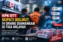 Komisi Pemberantasan Korupsi (KPK) melakukan operasi tangkap tangan (OTT) terhadap Bupati Bolaang Mongondow Utara (Bolmut) Sirajudin Lasena dan sejumlah pihak pada Senin (21/9/2026).