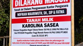 Sengketa kepemilikan lahan seluas 20.332,81 meter persegi di Desa Bantane, Kecamatan Rainis, Kabupaten Kepulauan Talaud, kembali menjadi sorotan.
