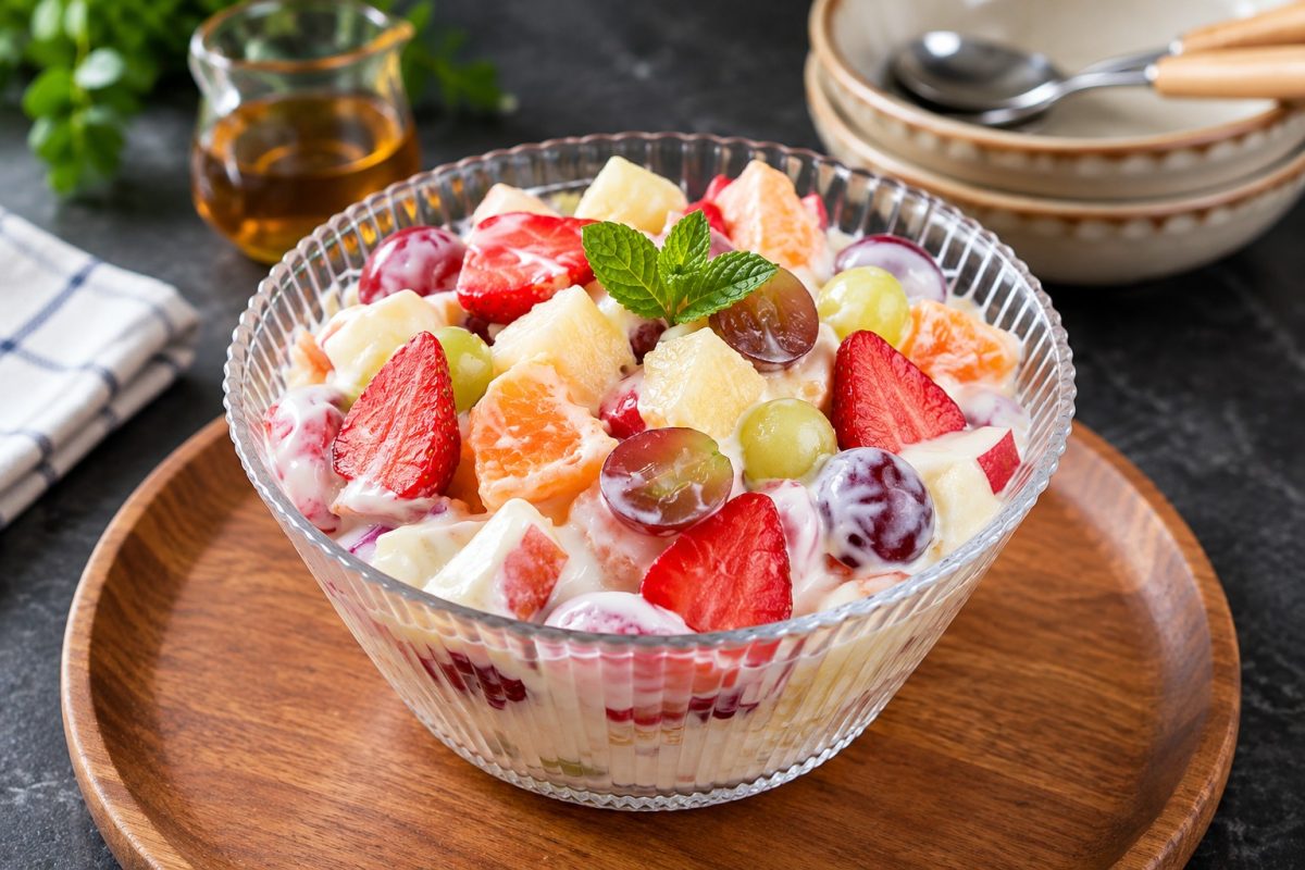 Salad buah atau smoothie menjadi cara praktis untuk mengonsumsi berbagai jenis buah sekaligus.