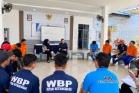 Rumah Tahanan Negara (Rutan) Kelas IIB Kotamobagu menggelar bimbingan dan konseling kelompok bagi Warga Binaan Pemasyarakatan (WBP) penyalahgunaan Narkotika, Psikotropika, dan Zat Adiktif lainnya (NAPZA).