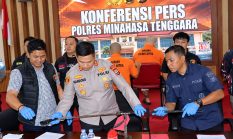 Dua Terduga Pelaku Kasus Basaan Ditangkap di Bandara Sam Ratulangi