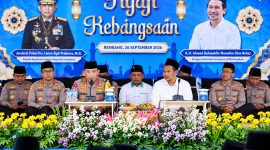 Kapolri Jenderal Polisi Drs. Listyo Sigit Prabowo, M.Si., memohon doa dan bimbingan para ulama bagi seluruh personel Polri yang tengah menjalankan tugas memberikan pelayanan, perlindungan, dan pengayoman kepada masyarakat.