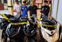 Jajaran Polsek Tikala menindak aktivitas balap liar yang berlangsung di kawasan Jalan Martadinata, Kota Manado.