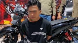 Tim Opsnal Polsek Malalayang Polresta Manado mengamankan seorang pria berinisial FRNP yang diduga terlibat dalam pencurian sepeda motor milik warga.