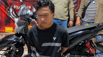 Tim Opsnal Polsek Malalayang Polresta Manado mengamankan seorang pria berinisial FRNP yang diduga terlibat dalam pencurian sepeda motor milik warga.