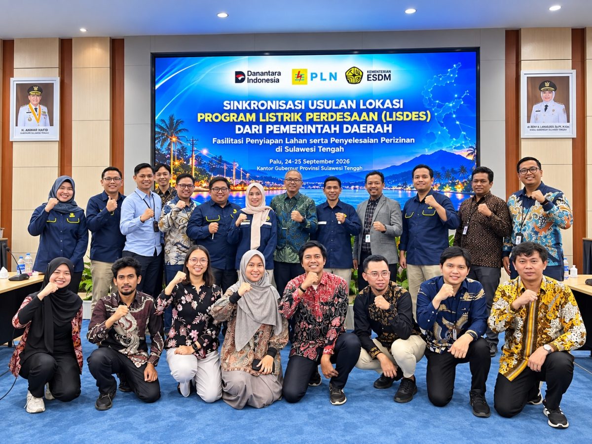 PT PLN (Persero) bersama Kementerian ESDM dan Pemerintah Provinsi Sulawesi Tengah memperkuat sinergi untuk memperluas akses listrik melalui Program Listrik Desa (Lisdes).