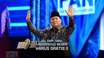 Presiden Prabowo Subianto menegaskan soal komitmen pendidikan gratis saat menghadiri acara Puncak Peringatan HUT ke-28 Partai Amanat Nasional (PAN) di Plenary Hall, Jakarta International Convention Center (JICC), Jakarta, Jumat, 18 September 2026. Foto: BPMI Setpres/Unggahan Akun Media Sosial @sekretariat.kabinet