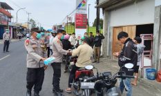 ISPU Tomohon 169, Polres Bagikan 1.000 Masker