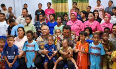 Kapolda Sulut Berbagi dengan 78 Anak Panti Asuhan Jelang HUT Brimob