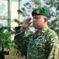 Kasdam XIII/Merdeka Brigjen TNI Wahyu Eko Purnomo memimpin upacara peringatan Sumpah Pemuda ke-98 di lapangan Makodam XIII/Merdeka, Manado, Sulawesi Utara, Rabu (28/10/2026).