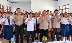 Pelajar SMP 1 Melonguane Dapat Informasi SMA Kemala Taruna Bhayangkara