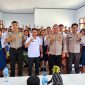 Pelajar SMP Negeri 1 Melonguane mendapat informasi mengenai kesempatan melanjutkan pendidikan ke SMA Kemala Taruna Bhayangkara.