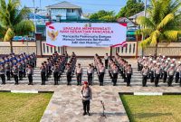 Polda Sulawesi Utara memperingati Hari Kesaktian Pancasila 2026 di Lapangan Presisi Mapolda Sulut, Kamis (1/10/2026).