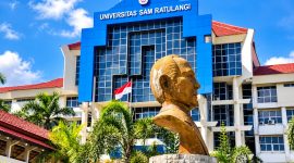 Gedung Universitas Sam Ratulangi.(Ist)