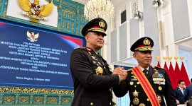 Jenderal Polisi Suyudi Ario Seto mengungkap sejumlah prioritas kerja setelah resmi dilantik Presiden Prabowo Subianto sebagai Kapolri di Istana Negara, Jakarta, Kamis (1/10/2026).