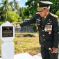 Pangdam XIII/Merdeka Mayjen TNI Mirza Agus bersama jajaran TNI mengikuti ziarah di Taman Makam Pahlawan (TMP) Kairagi, Manado, Jumat (2/10/2026).