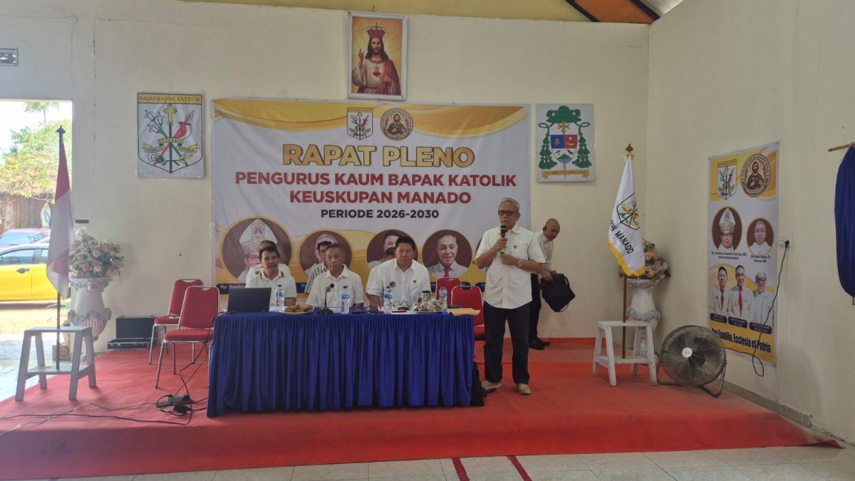 Rapat Pleno Pengurus KBK Keuskupan Manado yang digelar di aula Gereja Katolik Stasi Santa Veronika Perum Paniki pada, Sabtu, 3/10/2026. (ist)