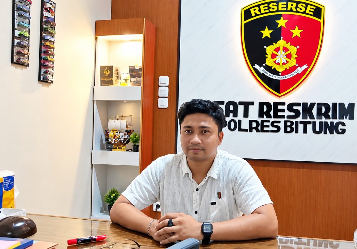 Kasat Reskrim Polres Bitung AKP Ahmad Anugrah
