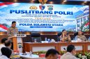 Wakil Kepala Kepolisian Daerah Sulawesi Utara (Wakapolda Sulut) Brigjen Pol Dr. Susetio Cahyadi, S.I.K., M.M., M.H., CFrA., CSA, membuka penelitian Pusat Penelitian dan Pengembangan (Puslitbang) Polri terkait kesesuaian norma indeks penyelidikan dan penyidikan dengan kebutuhan operasional di lapangan, Senin (5/10/2026).