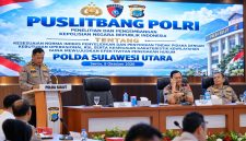 Wakil Kepala Kepolisian Daerah Sulawesi Utara (Wakapolda Sulut) Brigjen Pol Dr. Susetio Cahyadi, S.I.K., M.M., M.H., CFrA., CSA, membuka penelitian Pusat Penelitian dan Pengembangan (Puslitbang) Polri terkait kesesuaian norma indeks penyelidikan dan penyidikan dengan kebutuhan operasional di lapangan, Senin (5/10/2026).