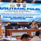 Wakil Kepala Kepolisian Daerah Sulawesi Utara (Wakapolda Sulut) Brigjen Pol Dr. Susetio Cahyadi, S.I.K., M.M., M.H., CFrA., CSA, membuka penelitian Pusat Penelitian dan Pengembangan (Puslitbang) Polri terkait kesesuaian norma indeks penyelidikan dan penyidikan dengan kebutuhan operasional di lapangan, Senin (5/10/2026).