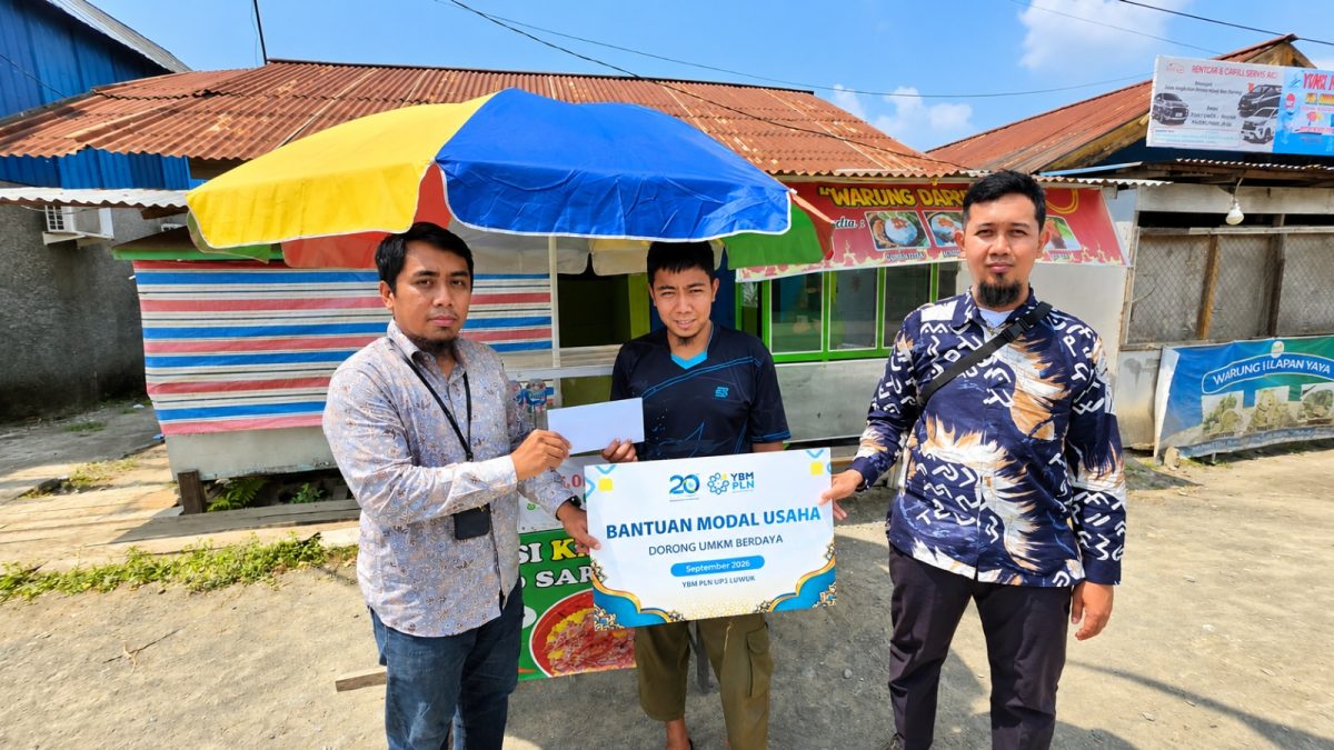 Yayasan Baitul Maal (YBM) PLN UP3 Luwuk kembali mendorong kemandirian ekonomi masyarakat melalui program “Dorong UMKM Berdaya”.