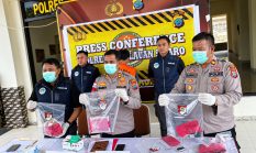 Polres Sitaro Ungkap Dugaan Peredaran Sabu dari Palu