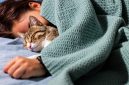 Tidur bersama kucing kesayangan dapat memberikan rasa nyaman dan membantu sebagian orang merasa lebih rileks.