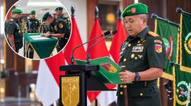 Pangdam XIII/Merdeka Mayjen TNI Mirza Agus, S.I.P., memimpin serah terima jabatan (sertijab) Asisten Perencanaan Kodam (Asrendam) XIII/Merdeka dan Komandan Batalyon Infanteri (Danyonif) 712/Wiratama, Sabtu (10/10/2026).