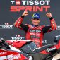 Marc Marquez berhasil merebut kemenangan dalam sprint race Pertamina Grand Prix of Indonesia 2026 di Sirkuit Internasional Mandalika, Sabtu (10/10/2026). (ist)