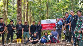 Tim gabungan melakukan operasi penertiban aktivitas pertambangan emas tanpa izin di kawasan Taman Nasional Bogani Nani Wartabone, Gunung Mobungayon, Sulawesi Utara.