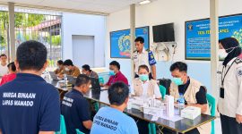 319 warga binaan di Lembaga Pemasyarakatan (Lapas) Kelas IIA Manado dan Rumah Tahanan Negara (Rutan) Kelas IIA Manado menjalani Cek Kesehatan Gratis (CKG) dan skrining tuberkulosis (TBC), Senin (12/10/2026).