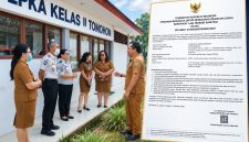 Lembaga Pembinaan Khusus Anak (LPKA) Kelas II Tomohon resmi memperoleh Sertifikat Laik Higiene Sanitasi (SLHS) untuk fasilitas dapur dan pengolahan makanan dari DPMPTSP Kota Tomohon, Kamis (15/10/2026).