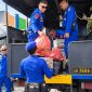 Direktorat Polisi Perairan dan Udara (Ditpolairud) Polda Sulawesi Utara turun langsung menemui warga sekaligus menyalurkan bantuan kemanusiaan, Sabtu (17/10/2026).