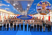 Polda Sulawesi Utara memperkuat upaya pencegahan radikalisme dan intoleransi melalui sosialisasi kepada personel di Aula Catur Prasetya Mapolda Sulut, Selasa (20/10/2026).