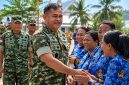 Wakil Panglima TNI Jenderal TNI Maruli Simanjuntak, M.Sc., didampingi Kepala Staf Kodam (Kasdam) XIII/Merdeka Brigjen TNI Wahyu Eko Purnomo, S.I.P., melakukan kunjungan kerja ke pulau terluar tersebut, Kamis (22/10/2026).
